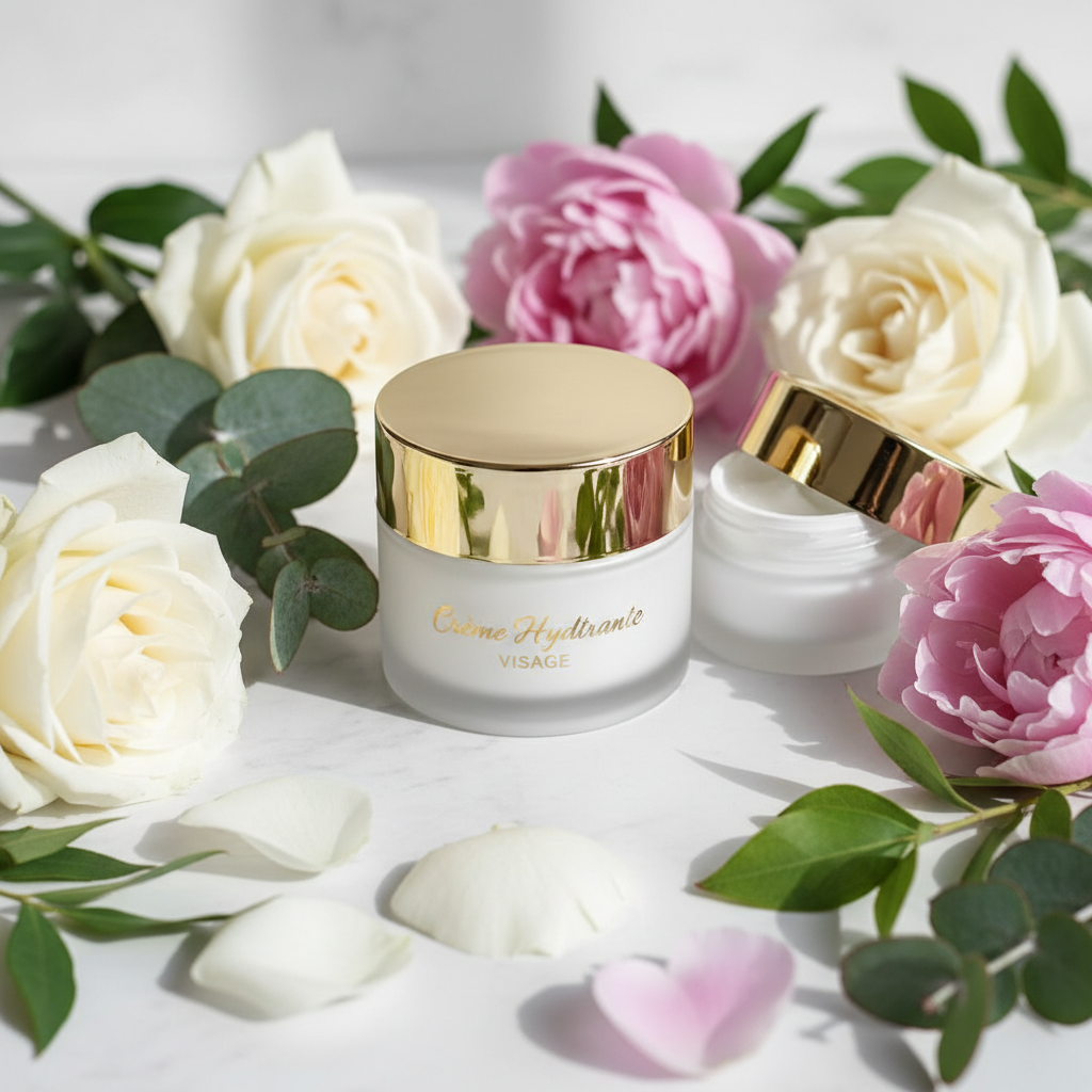 Crème Hydratante Visage - Fleurs