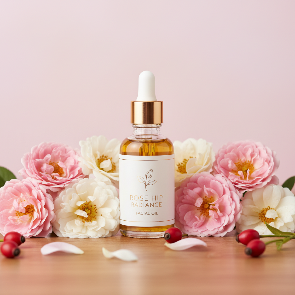 Option 3 — Fond rose pastel naturel