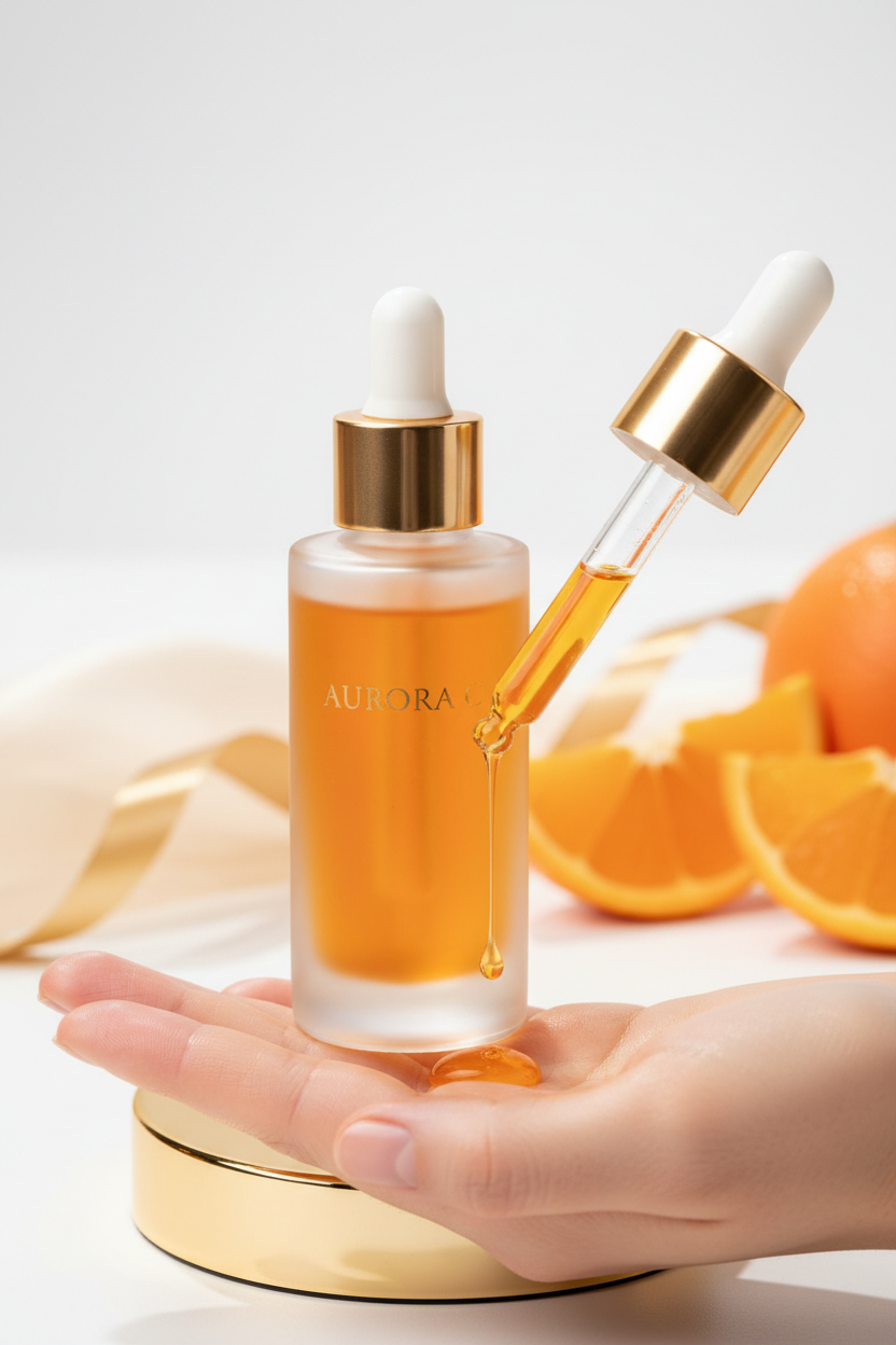 Sérum Vitamine C - Fond blanc